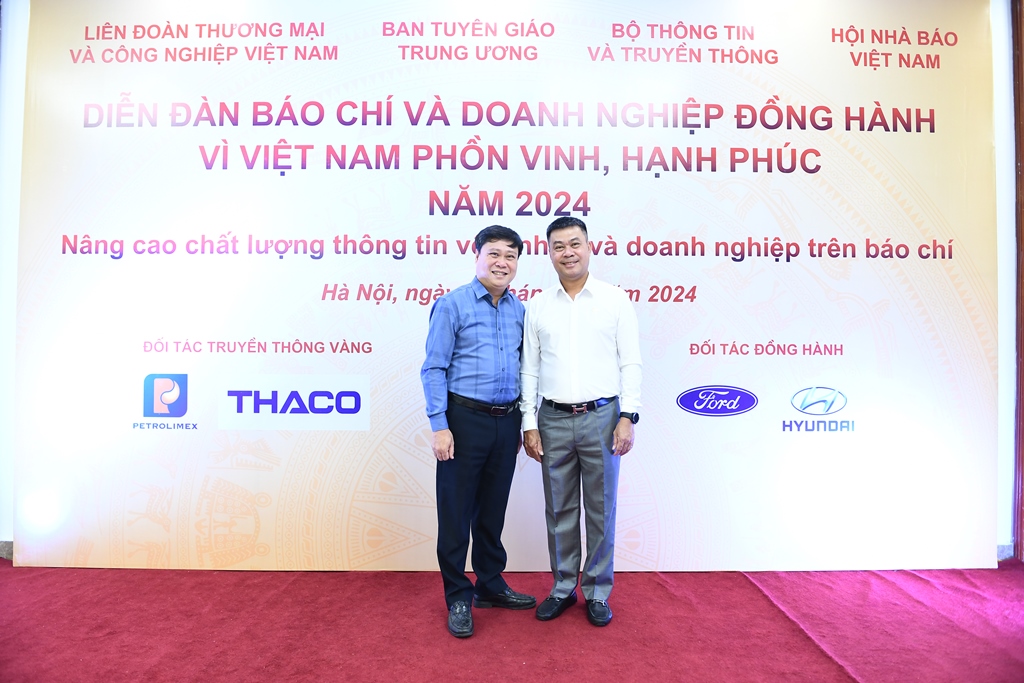 Diễn đàn Báo chí và Doanh nghiệp đồng hành vì Việt Nam phồn vinh, hạnh phúc năm 2024