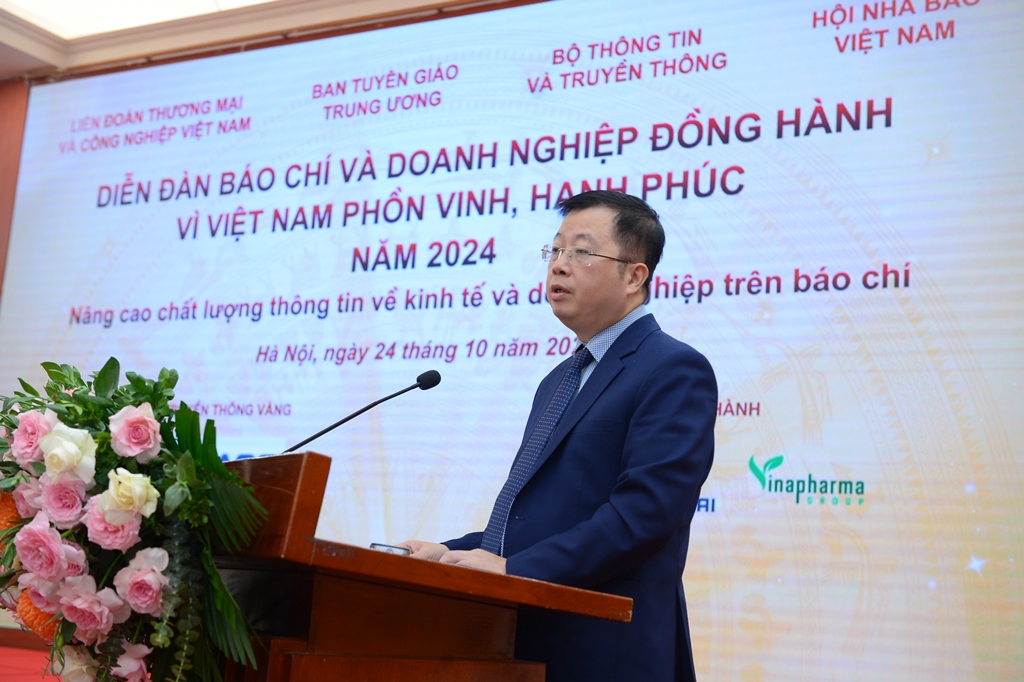 Diễn đàn Báo chí và Doanh nghiệp đồng hành vì Việt Nam phồn vinh, hạnh phúc năm 2024