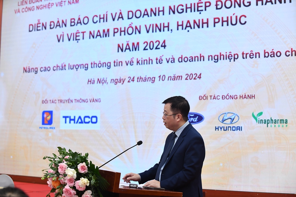 Diễn đàn Báo chí và Doanh nghiệp đồng hành vì Việt Nam phồn vinh, hạnh phúc năm 2024