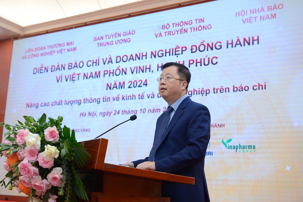 Diễn đàn Báo chí và Doanh nghiệp đồng hành vì Việt Nam phồn vinh, hạnh phúc năm 2024