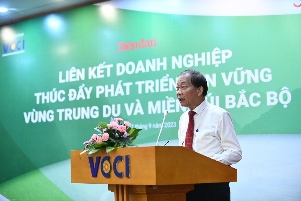 Diễn đàn Liên kết doanh nghiệp thúc đẩy phát triển bền vững Vùng Trung du và miền núi Bắc Bộ 27/9/2023