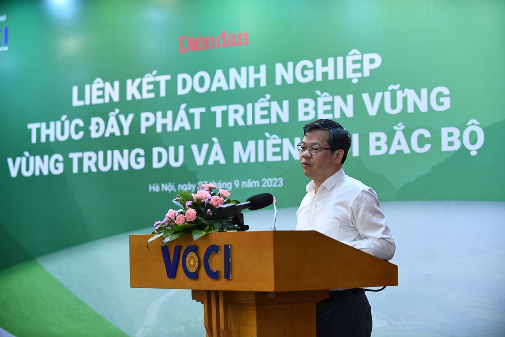 Diễn đàn Liên kết doanh nghiệp thúc đẩy phát triển bền vững Vùng Trung du và miền núi Bắc Bộ 27/9/2023