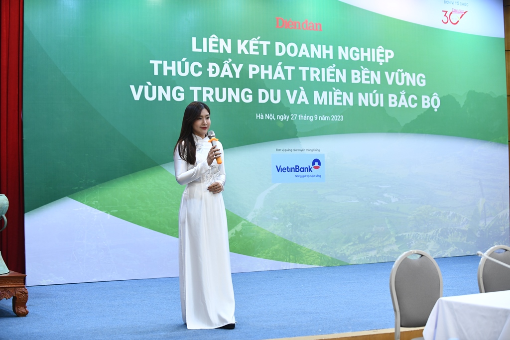 Diễn đàn Liên kết doanh nghiệp thúc đẩy phát triển bền vững Vùng Trung du và miền núi Bắc Bộ 27/9/2023