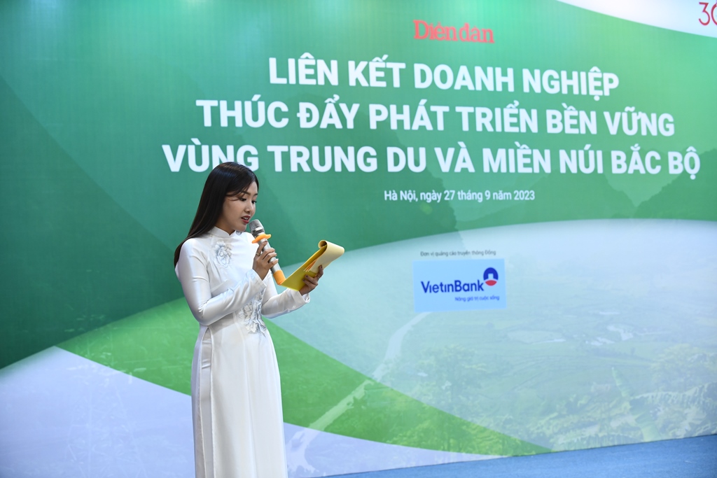 Diễn đàn Liên kết doanh nghiệp thúc đẩy phát triển bền vững Vùng Trung du và miền núi Bắc Bộ 27/9/2023