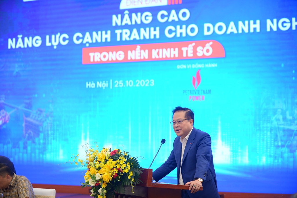 Diễn đàn Nâng cao Năng lực cạnh tranh cho doanh nghiệp trong nền kinh tế số 25/10/2023