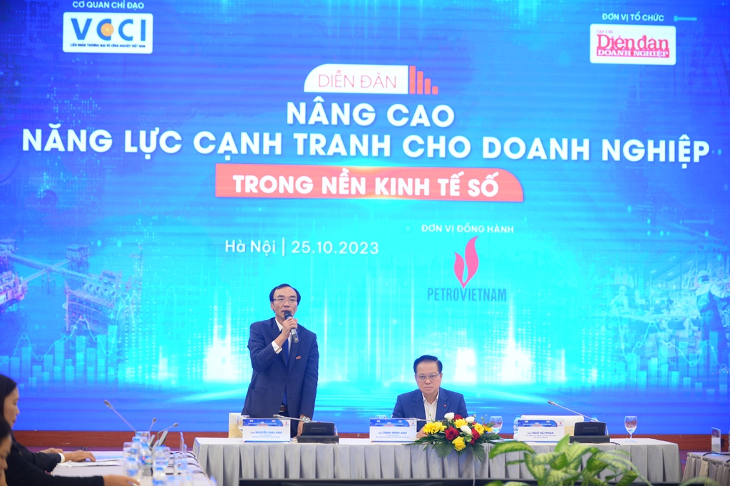Diễn đàn Nâng cao Năng lực cạnh tranh cho doanh nghiệp trong nền kinh tế số 25/10/2023