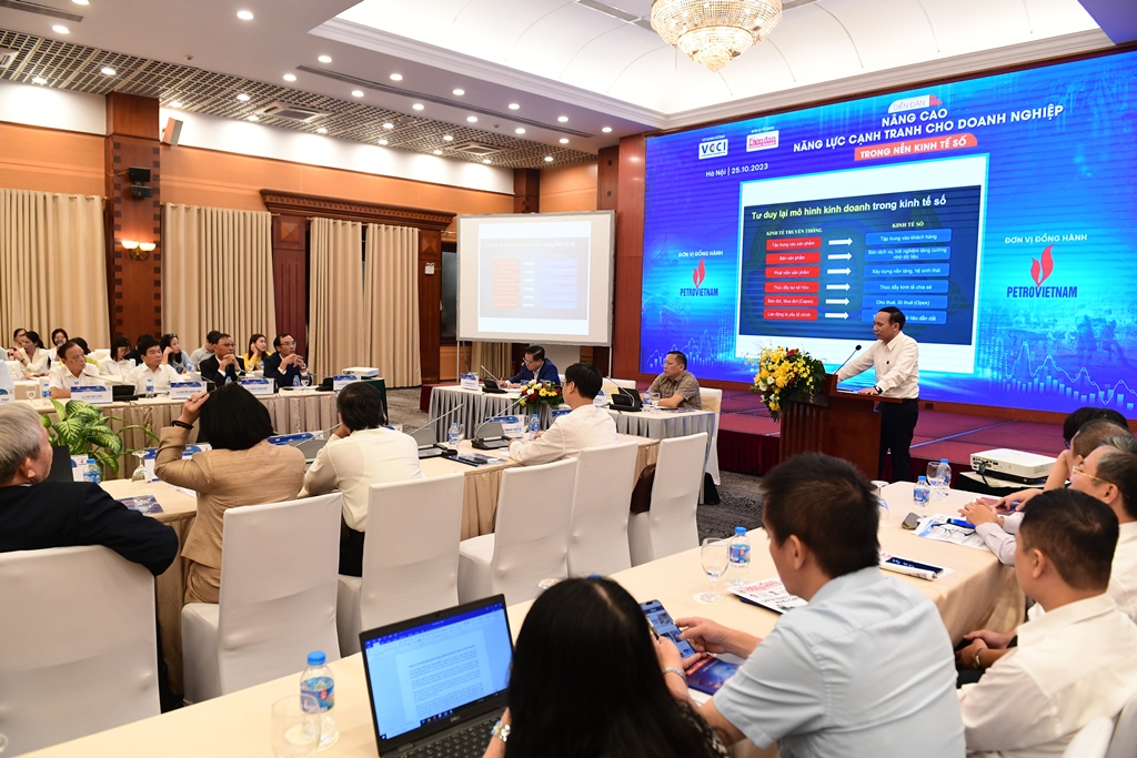 Diễn đàn Nâng cao Năng lực cạnh tranh cho doanh nghiệp trong nền kinh tế số 25/10/2023