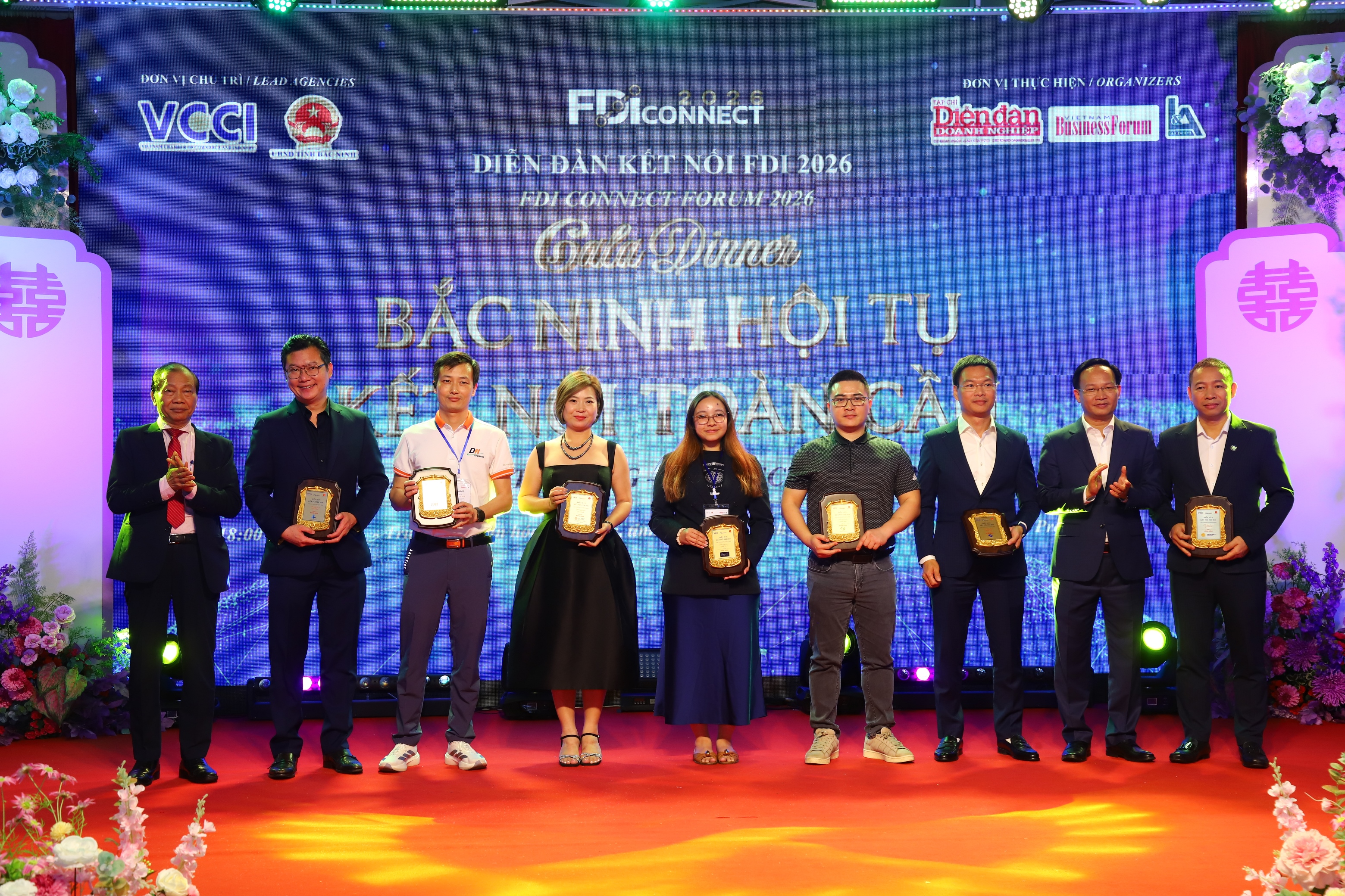 Diễn đàn “Kết nối FDI 2026” với chủ đề “Hướng tới chuỗi cung ứng toàn cầu bền vững” tại tỉnh Bắc Ninh. 24/04/2026