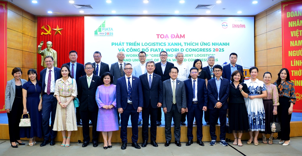 Tọa đàm “Phát triển logistics xanh, thích ứng nhanh và lễ công bố FIATA World Congress 2025 09/7/2025