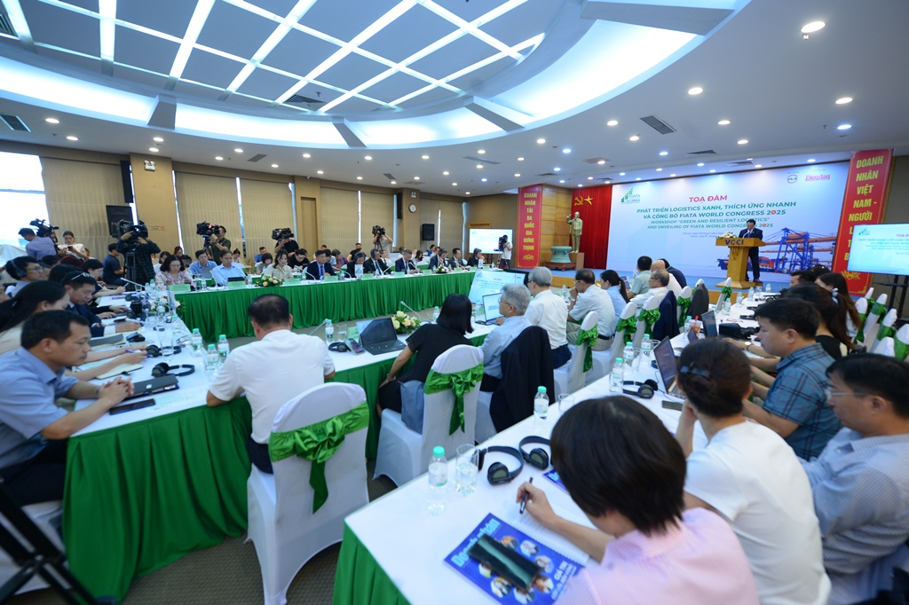Tọa đàm “Phát triển logistics xanh, thích ứng nhanh và lễ công bố FIATA World Congress 2025 09/7/2025