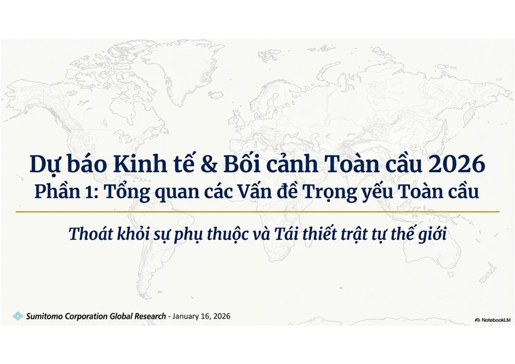 Dự báo Kinh tế & Bối cảnh toàn cầu 2026 - Phần 1: Tổng quan các Vấn đề Trọng Yếu Toàn cầu