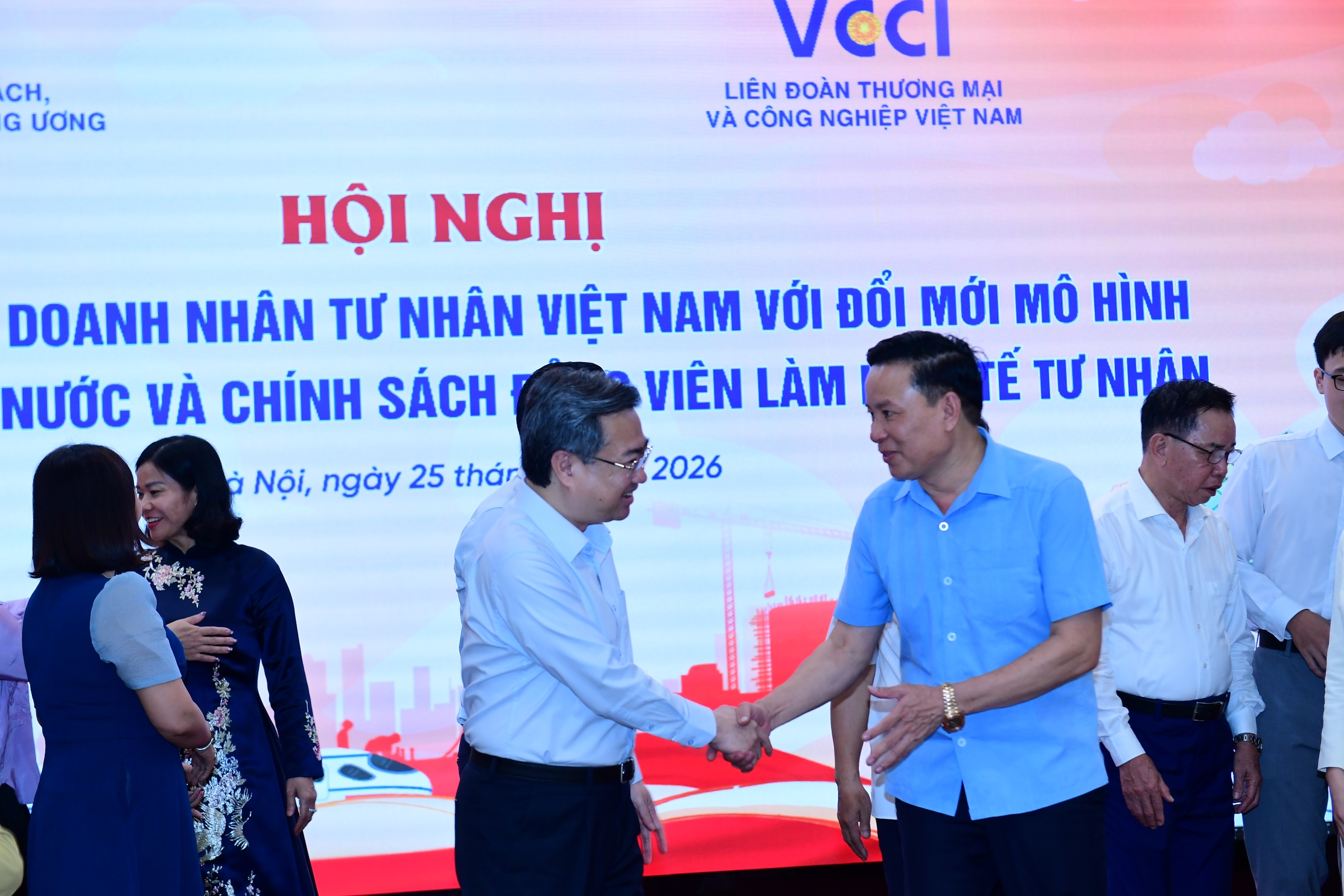 Hội nghị “Doanh nghiệp, doanh nhân tư nhân Việt Nam với đổi mới mô hình phát triển đất nước và chính sách đảng viên làm kinh tế tư nhân” 25/5/2026