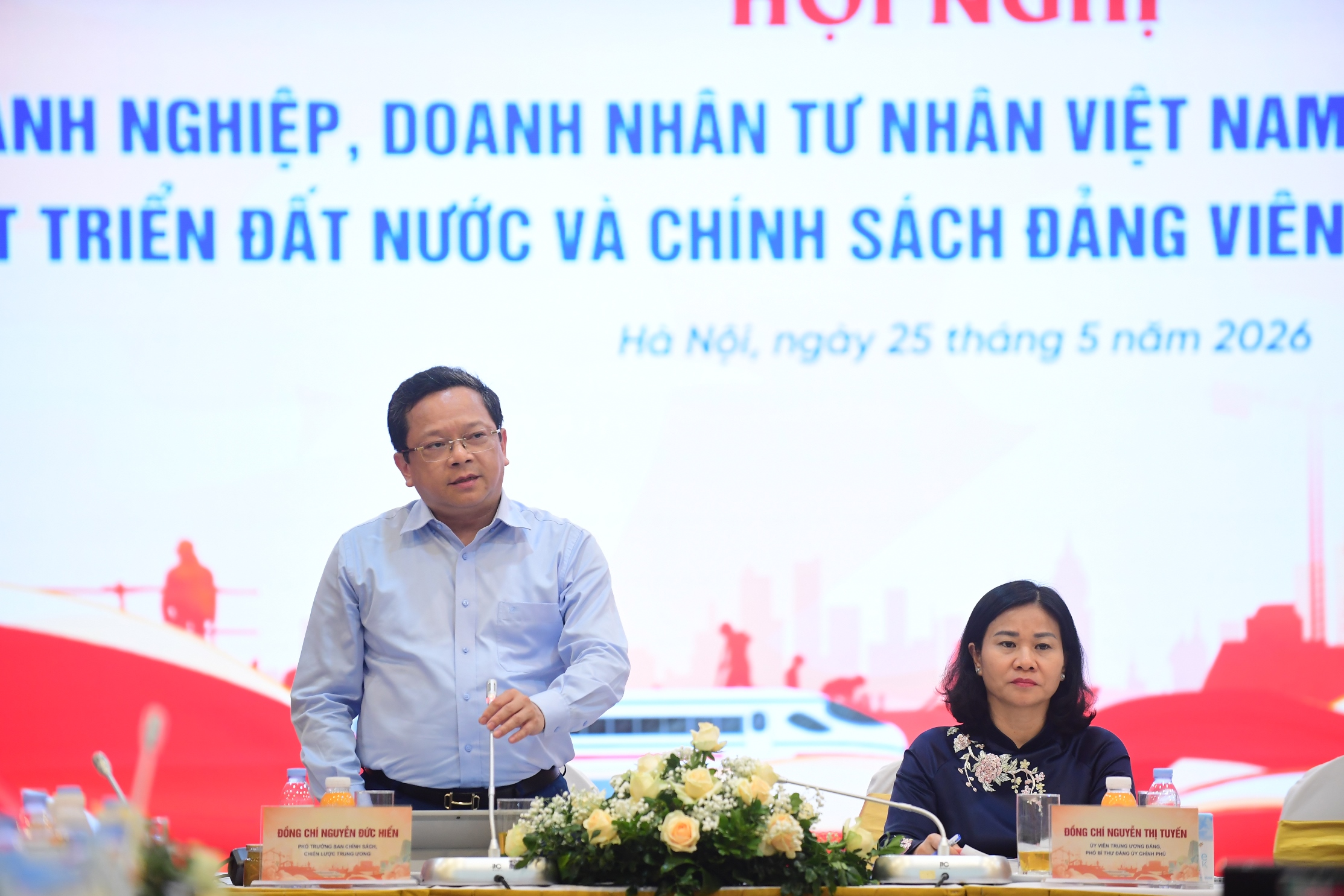 Hội nghị “Doanh nghiệp, doanh nhân tư nhân Việt Nam với đổi mới mô hình phát triển đất nước và chính sách đảng viên làm kinh tế tư nhân” 25/5/2026