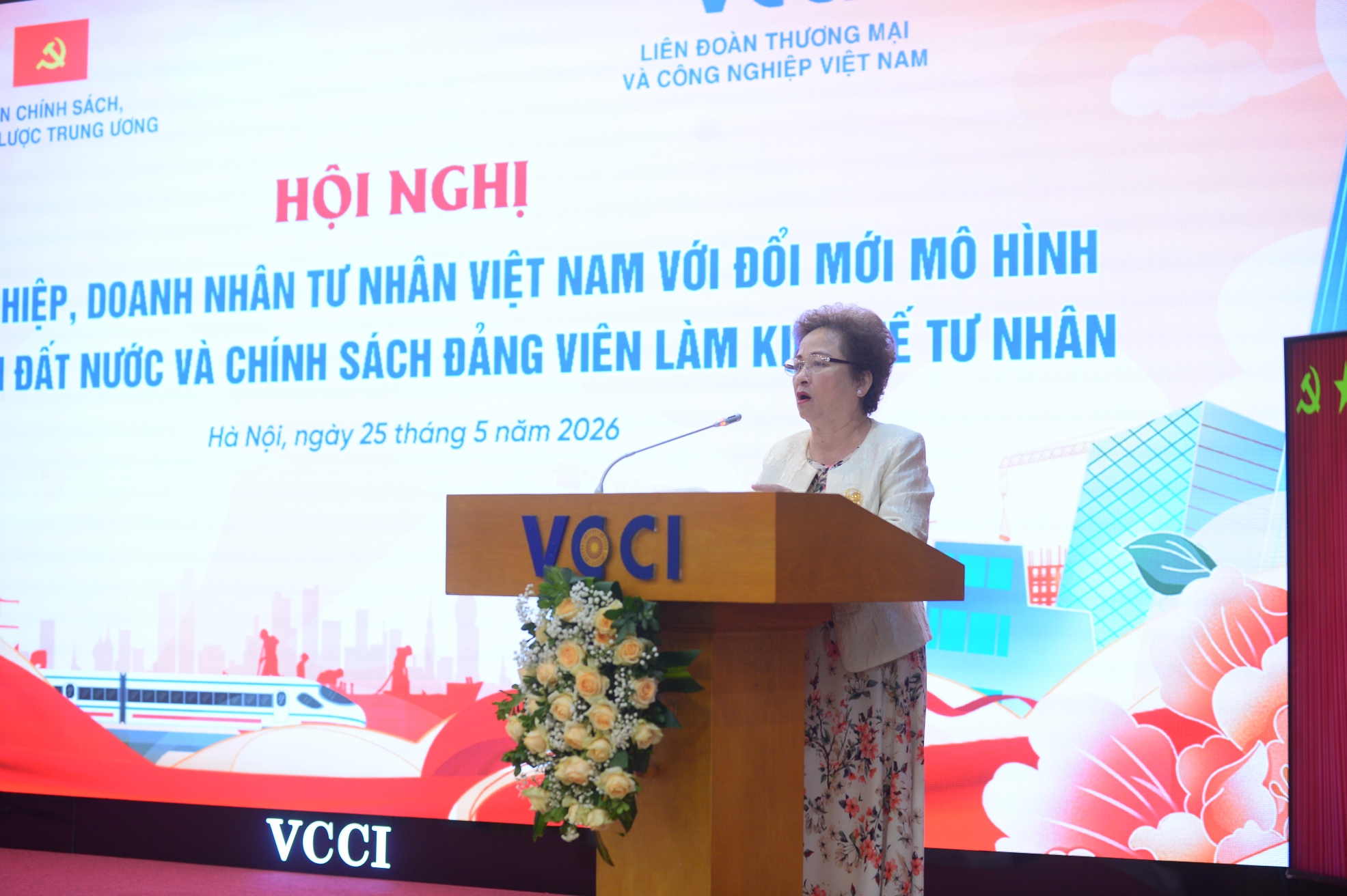 Hội nghị “Doanh nghiệp, doanh nhân tư nhân Việt Nam với đổi mới mô hình phát triển đất nước và chính sách đảng viên làm kinh tế tư nhân” 25/5/2026