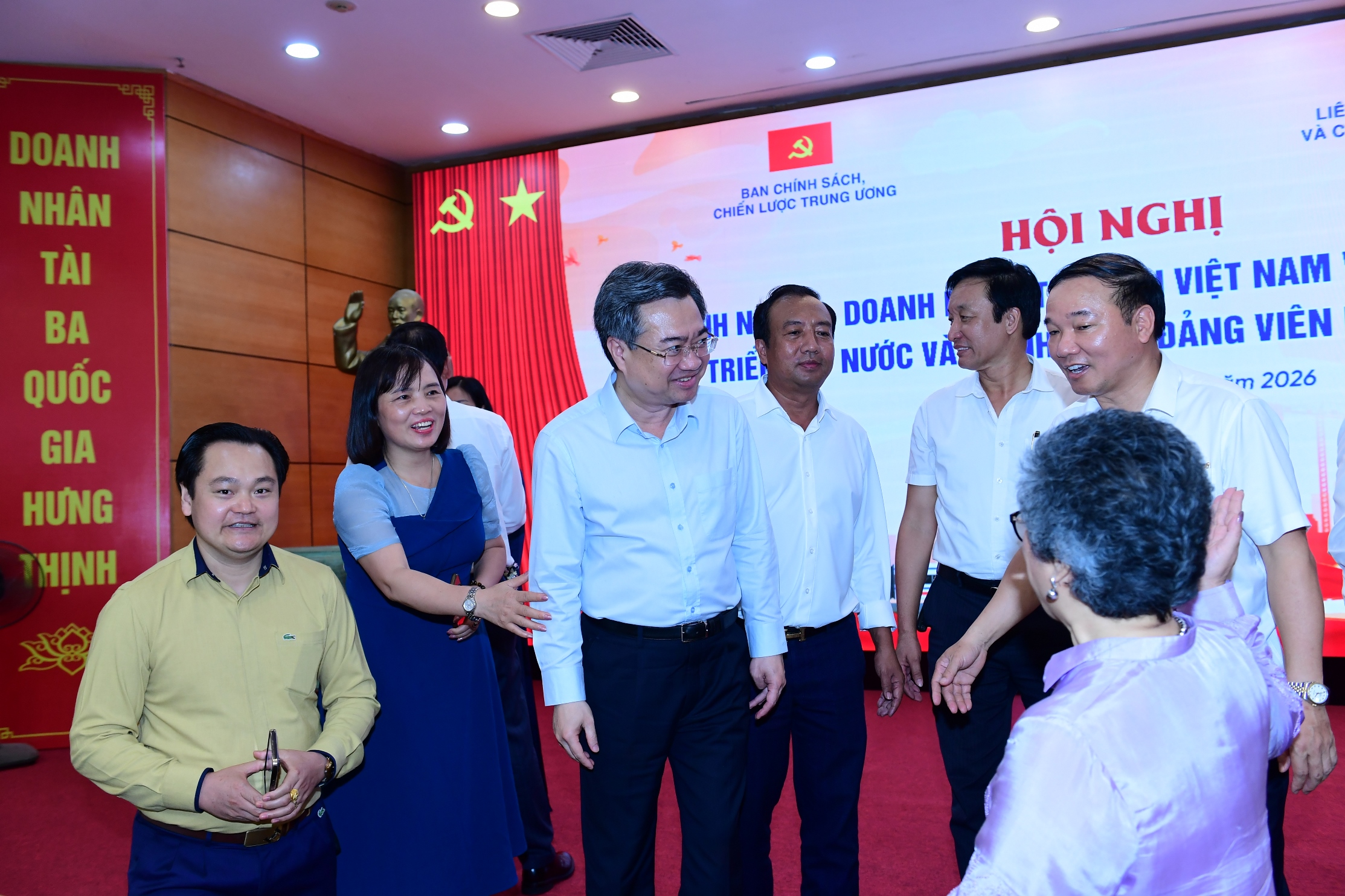 Hội nghị “Doanh nghiệp, doanh nhân tư nhân Việt Nam với đổi mới mô hình phát triển đất nước và chính sách đảng viên làm kinh tế tư nhân” 25/5/2026