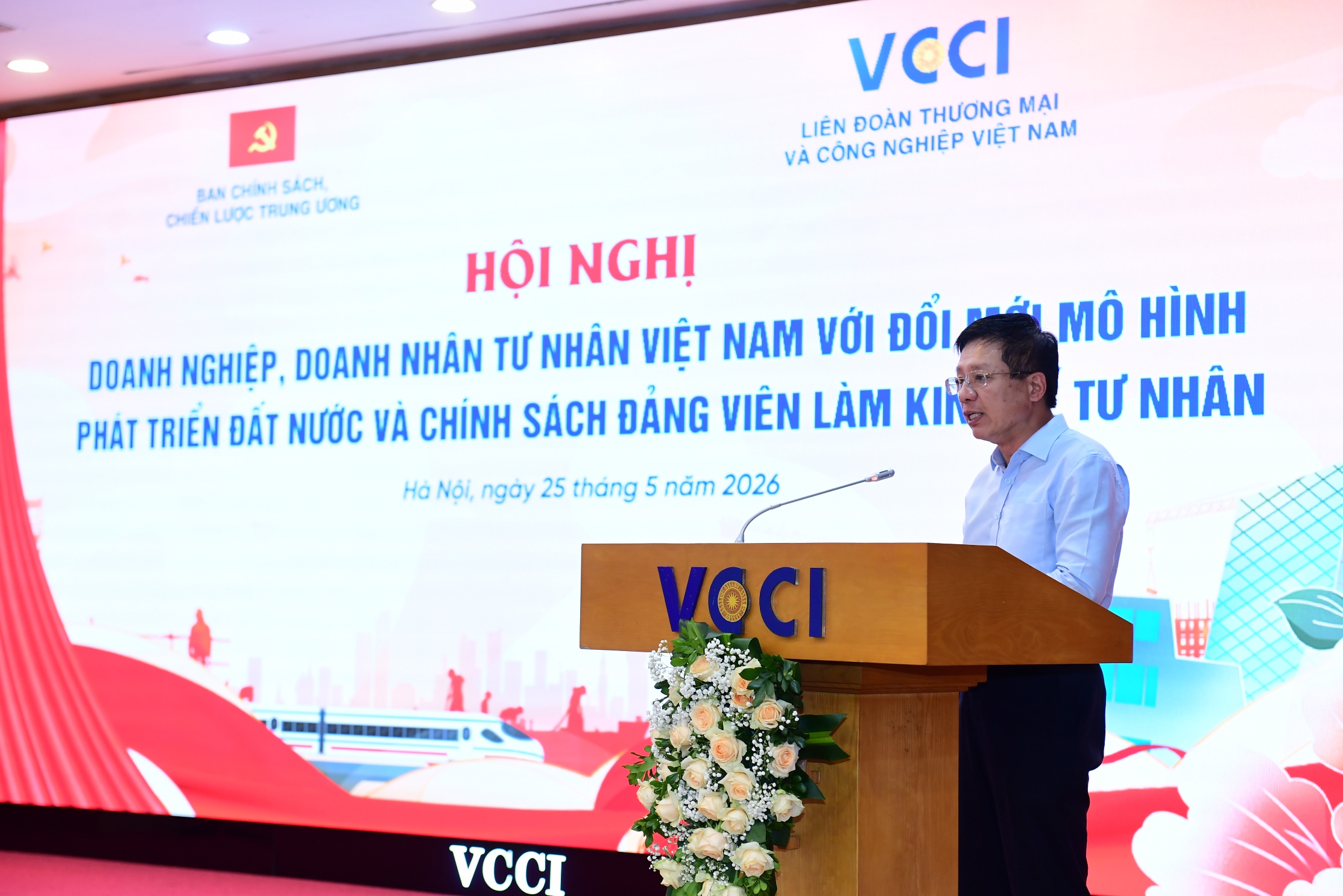 Hội nghị “Doanh nghiệp, doanh nhân tư nhân Việt Nam với đổi mới mô hình phát triển đất nước và chính sách đảng viên làm kinh tế tư nhân” 25/5/2026