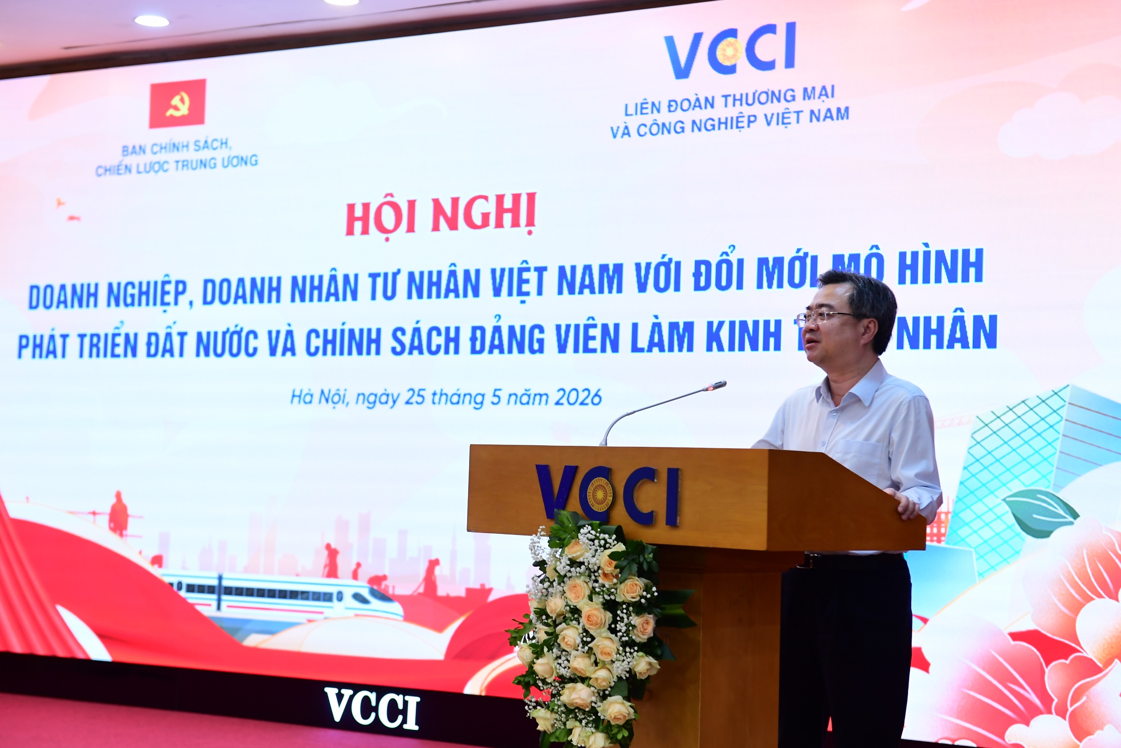 Hội nghị “Doanh nghiệp, doanh nhân tư nhân Việt Nam với đổi mới mô hình phát triển đất nước và chính sách đảng viên làm kinh tế tư nhân” 25/5/2026
