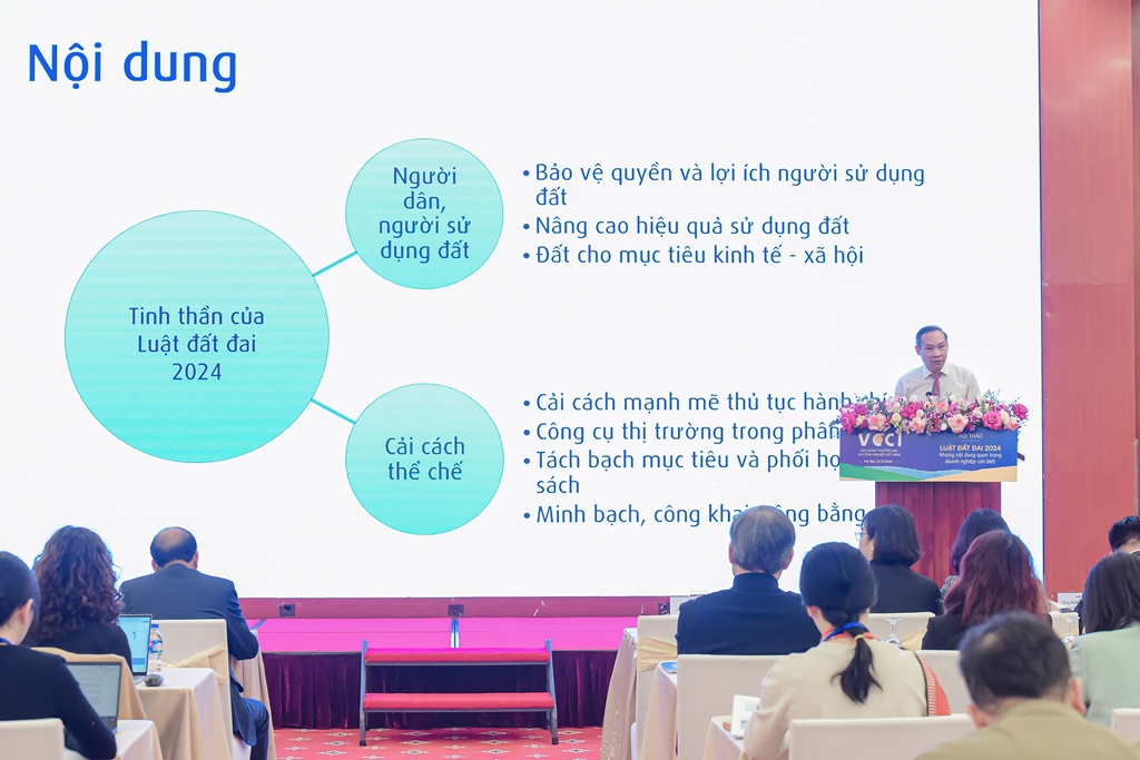 Luật Đất đai 2024 - Những ND quan trọng DN cần biết (sk ở Hà Nội) (21/3/2024)