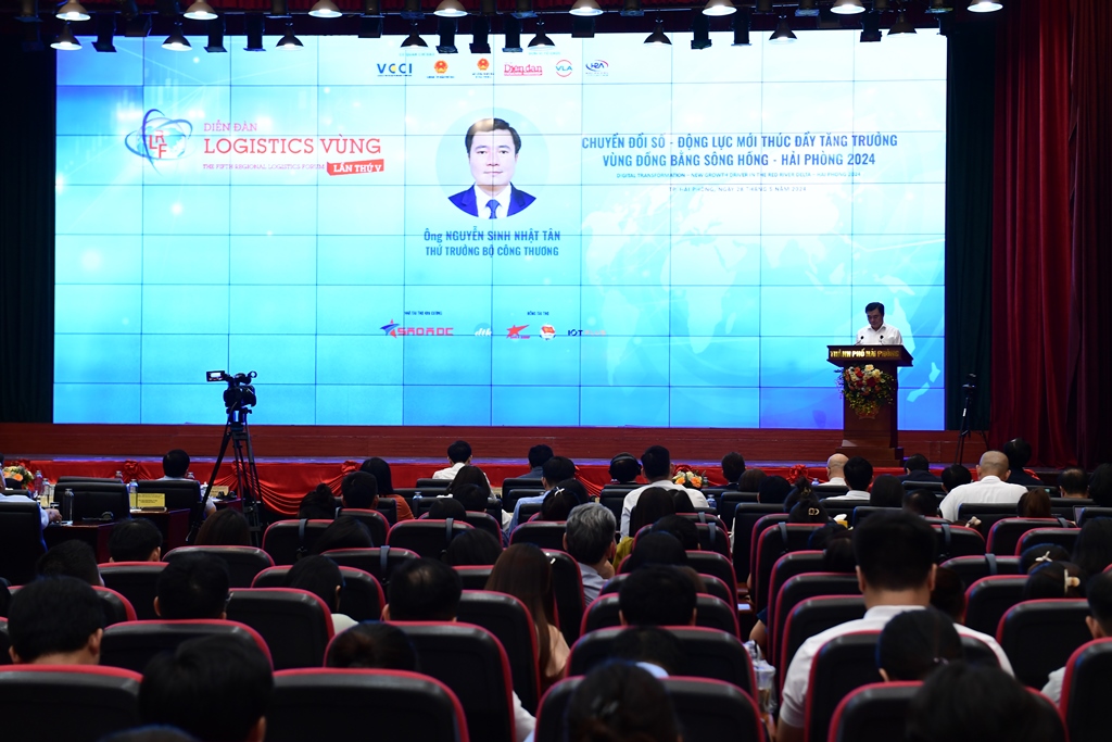 Diễn đàn Logistics Vùng lần thứ V: “Chuyển đổi số - Động lực mới thúc đẩy tăng trưởng Vùng đồng bằng sông Hồng-Hải Phòng 2024" 28/5/2024