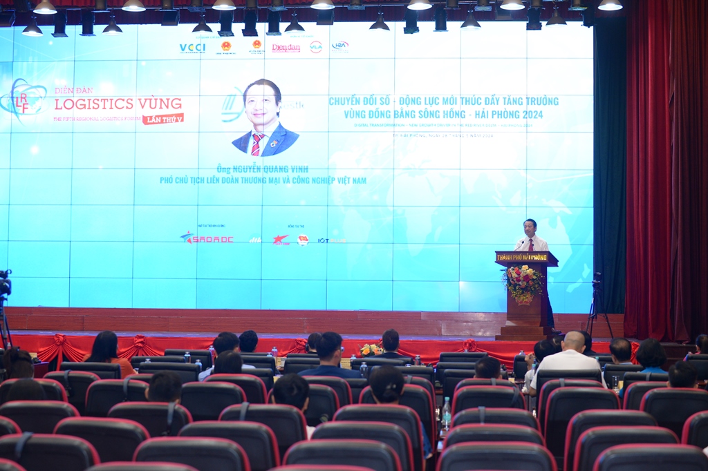 Diễn đàn Logistics Vùng lần thứ V: “Chuyển đổi số - Động lực mới thúc đẩy tăng trưởng Vùng đồng bằng sông Hồng-Hải Phòng 2024" 28/5/2024