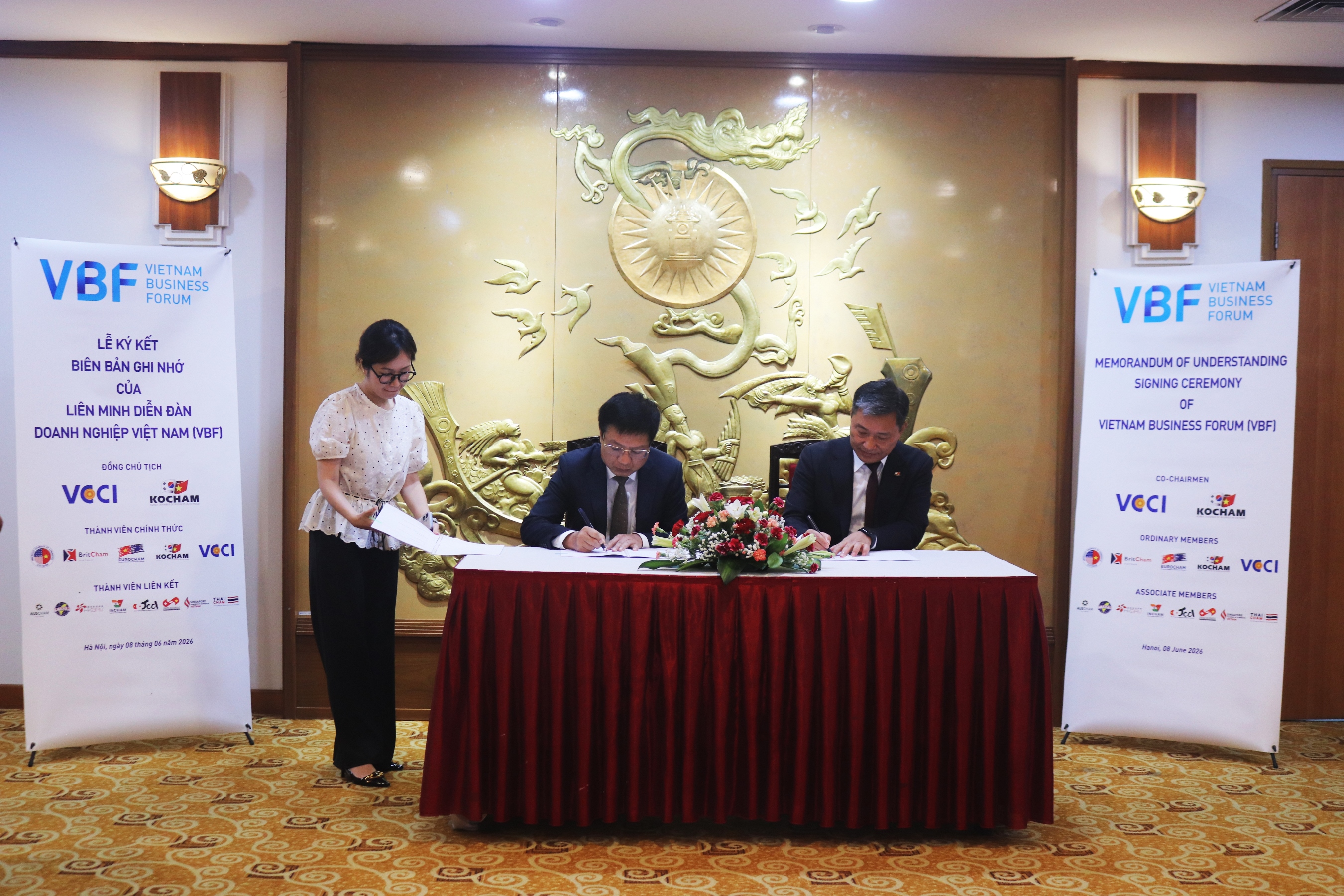 Lễ ký kết Biên bản ghi nhớ (MOU) của Liên minh Diễn đàn Doanh nghiệp Việt Nam (VBF) 09/6/2026