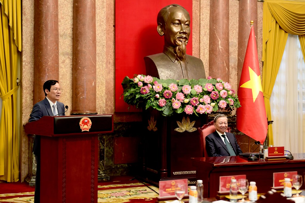Tổng Bí thư, Chủ tịch nước Tô Lâm gặp gỡ doanh nhân và cộng đồng doanh nghiệp Việt Nam