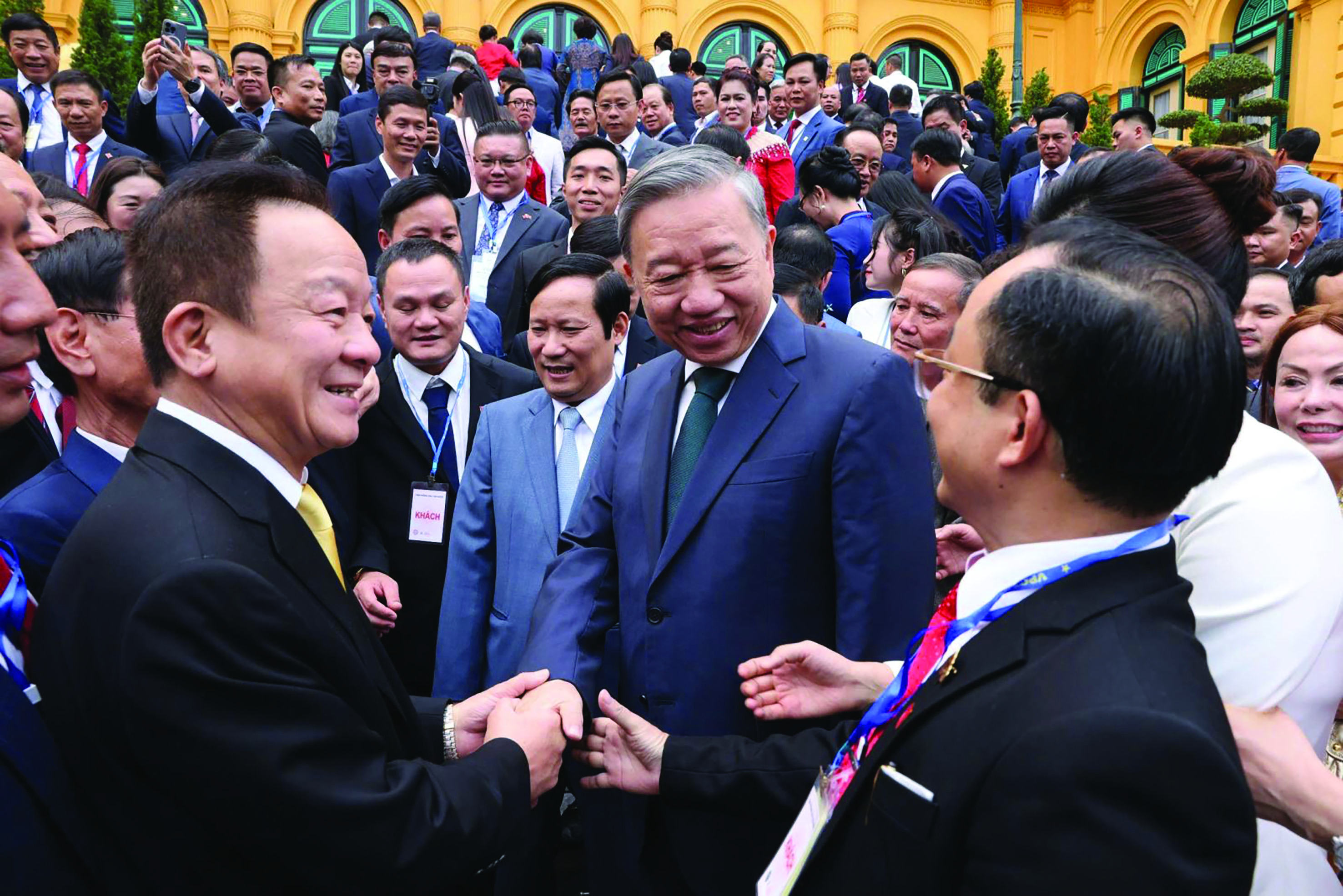 Tổng Bí thư, Chủ tịch nước Tô Lâm gặp gỡ doanh nhân và cộng đồng doanh nghiệp Việt Nam