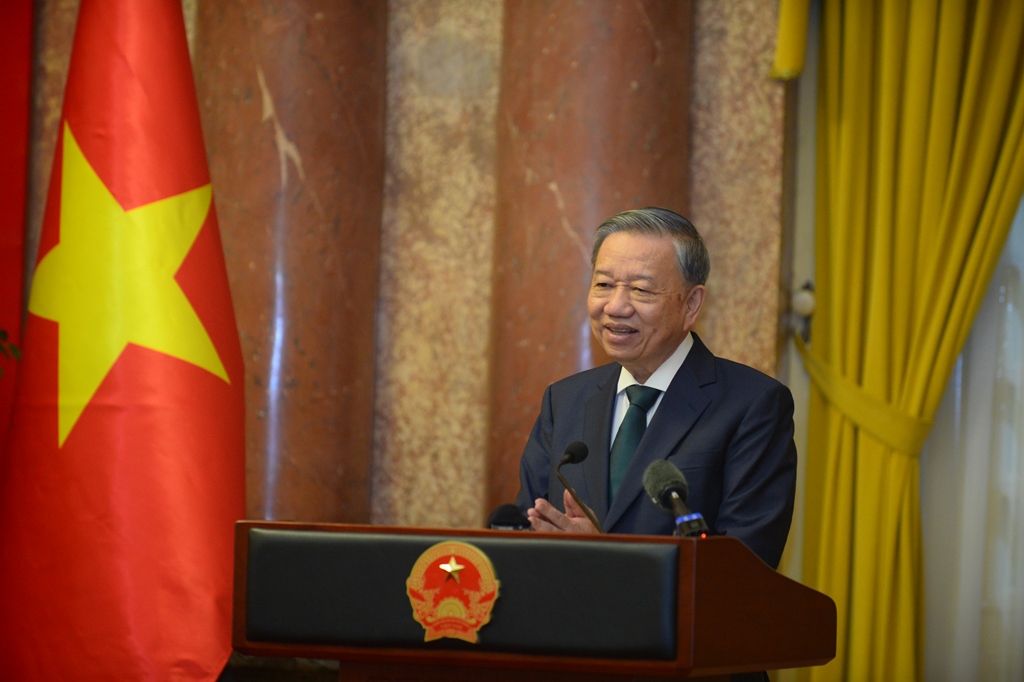 Tổng Bí thư, Chủ tịch nước Tô Lâm gặp gỡ doanh nhân và cộng đồng doanh nghiệp Việt Nam