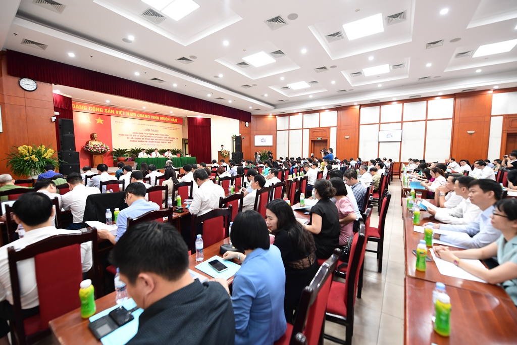 Hội nghị quán triệt và triển khai thực hiện Nghị quyết số 41-NQ/TW của Bộ Chính trị về xây dựng và phát huy vai trò của đội ngũ doanh nhân Việt Nam trong thời kỳ mới 10/5/2024