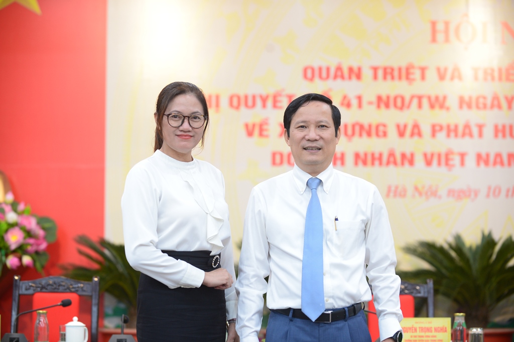 Hội nghị quán triệt và triển khai thực hiện Nghị quyết số 41-NQ/TW của Bộ Chính trị về xây dựng và phát huy vai trò của đội ngũ doanh nhân Việt Nam trong thời kỳ mới 10/5/2024