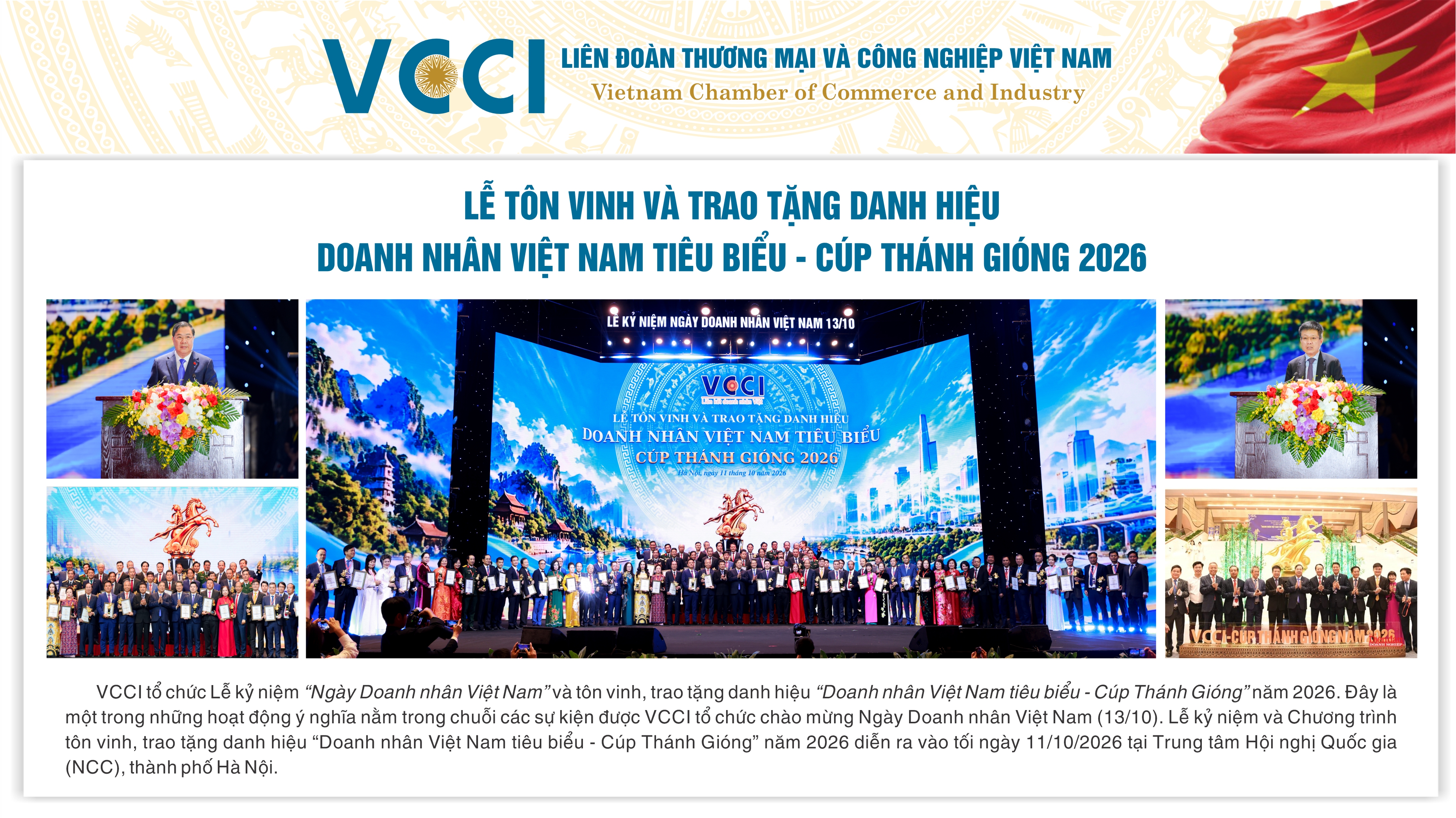 Các Hoạt động tháng 10/2026