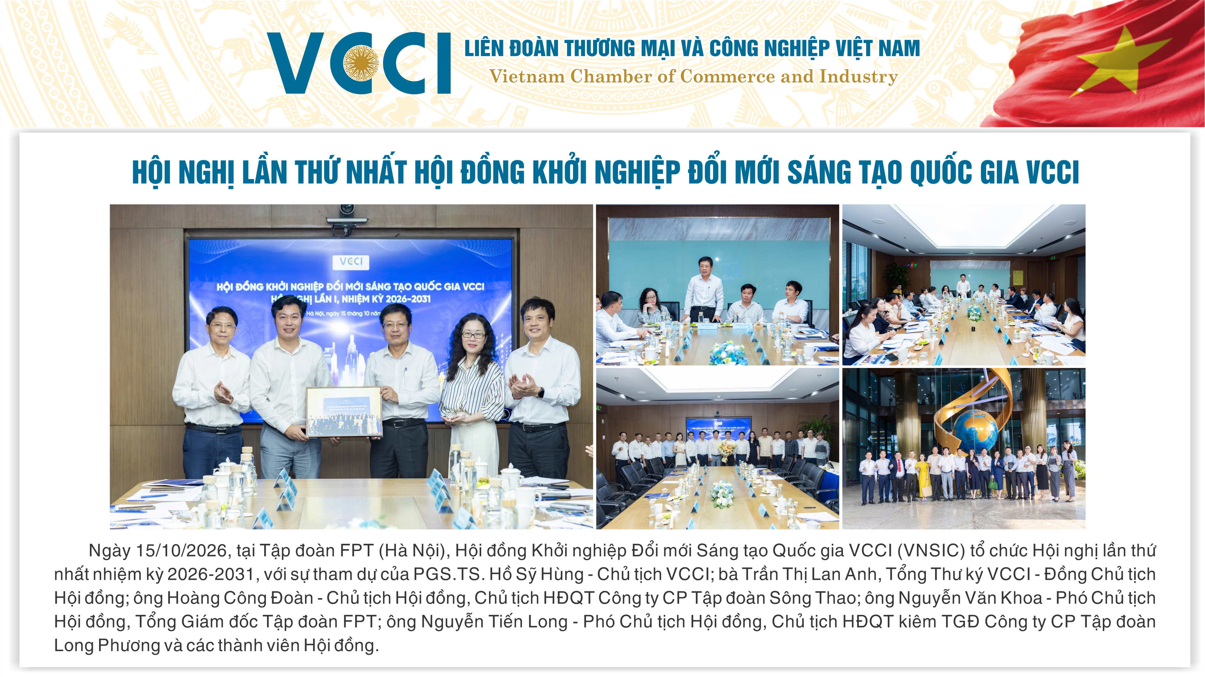 Các Hoạt động tháng 10/2026