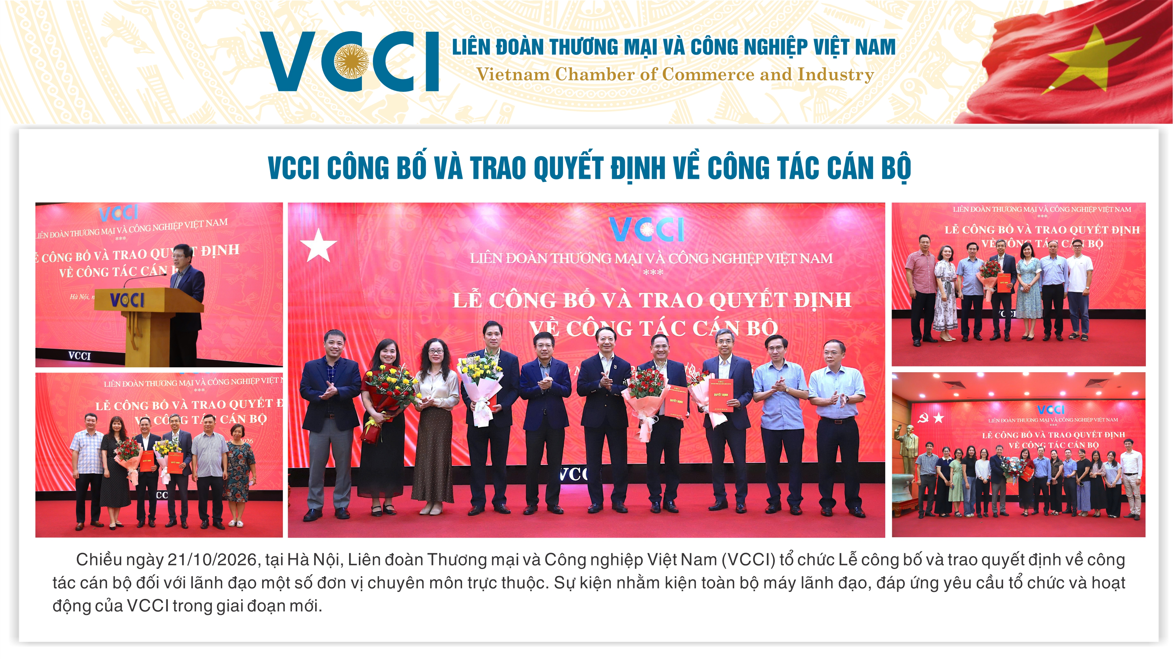 Các Hoạt động tháng 10/2026