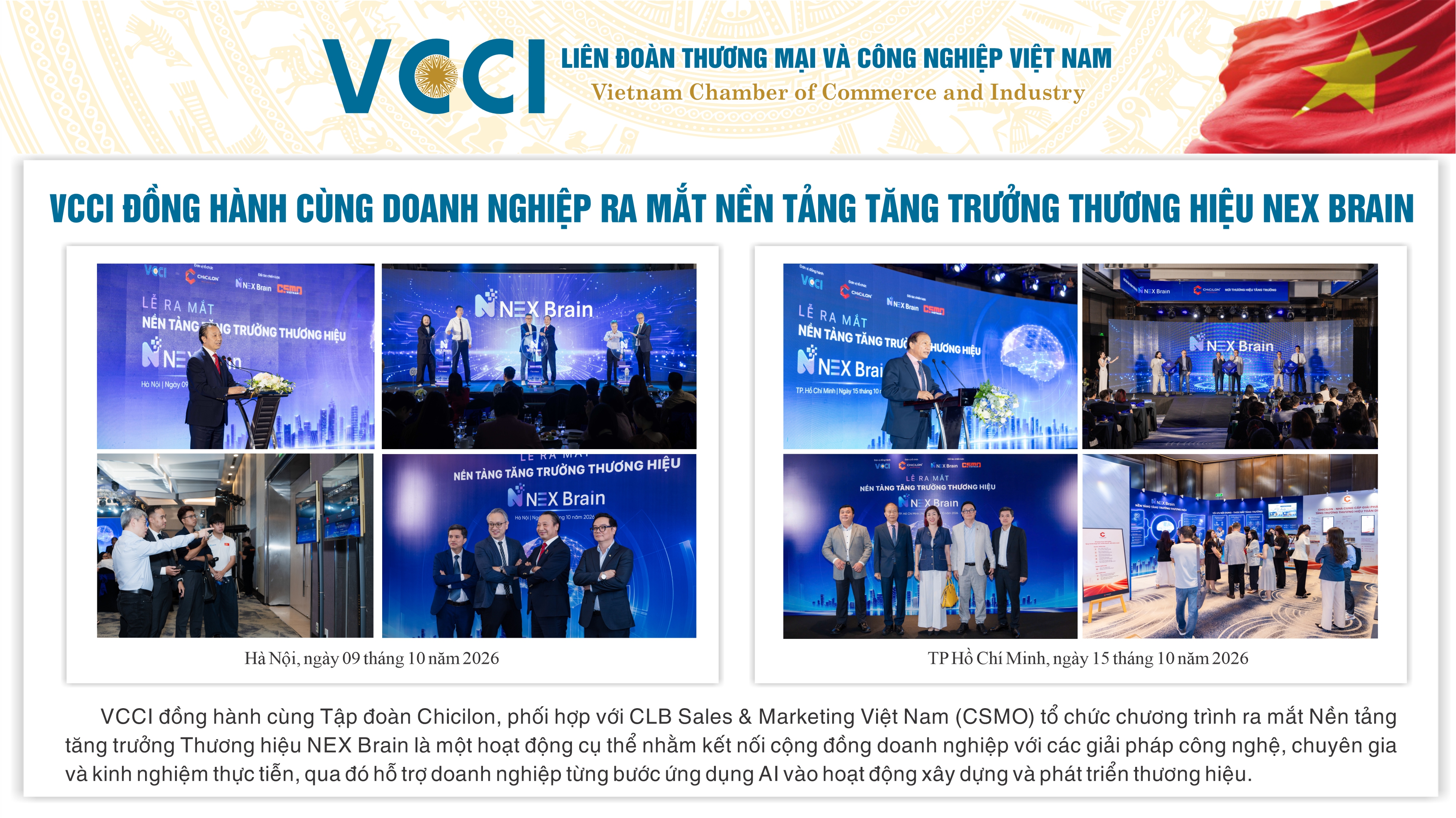Các Hoạt động tháng 10/2026