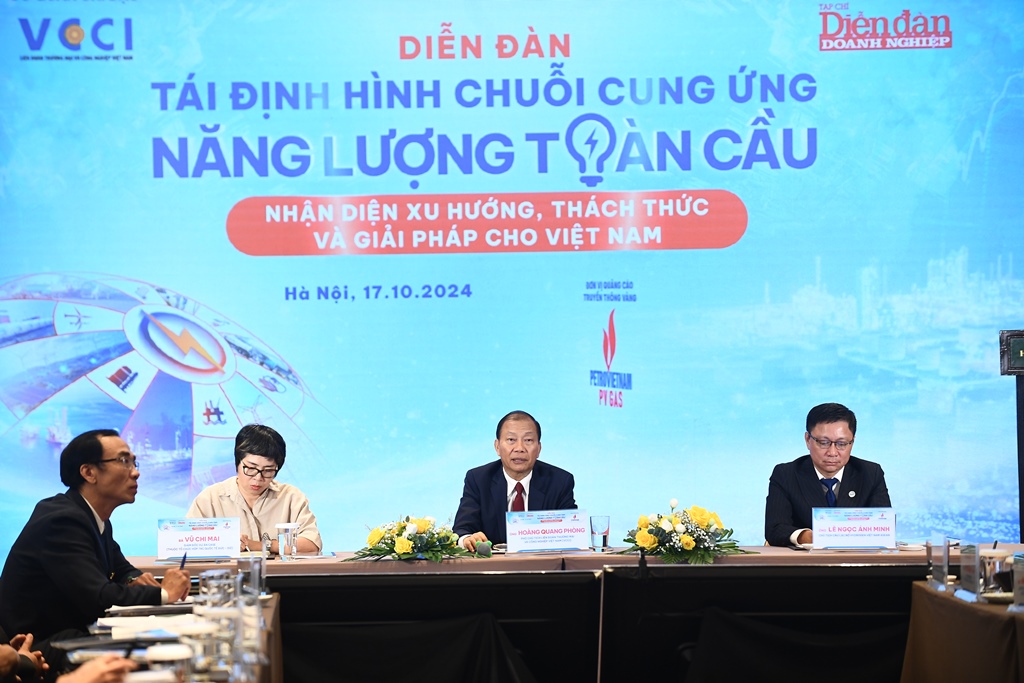 Tái định hình chuỗi cung ứng năng lượng toàn cầu: Nhận diện xu hướng, thách thức và giải pháp cho Việt Nam 17/10/2024