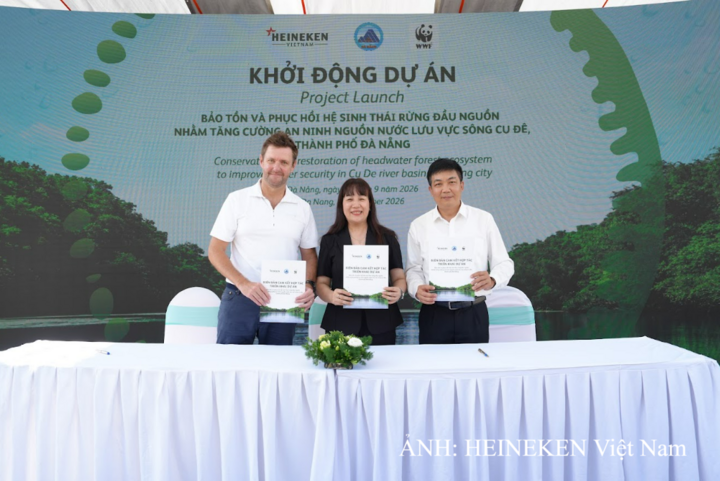 HEINEKEN Việt Nam thúc đẩy hợp tác công - tư trong bảo tồn nguồn nước