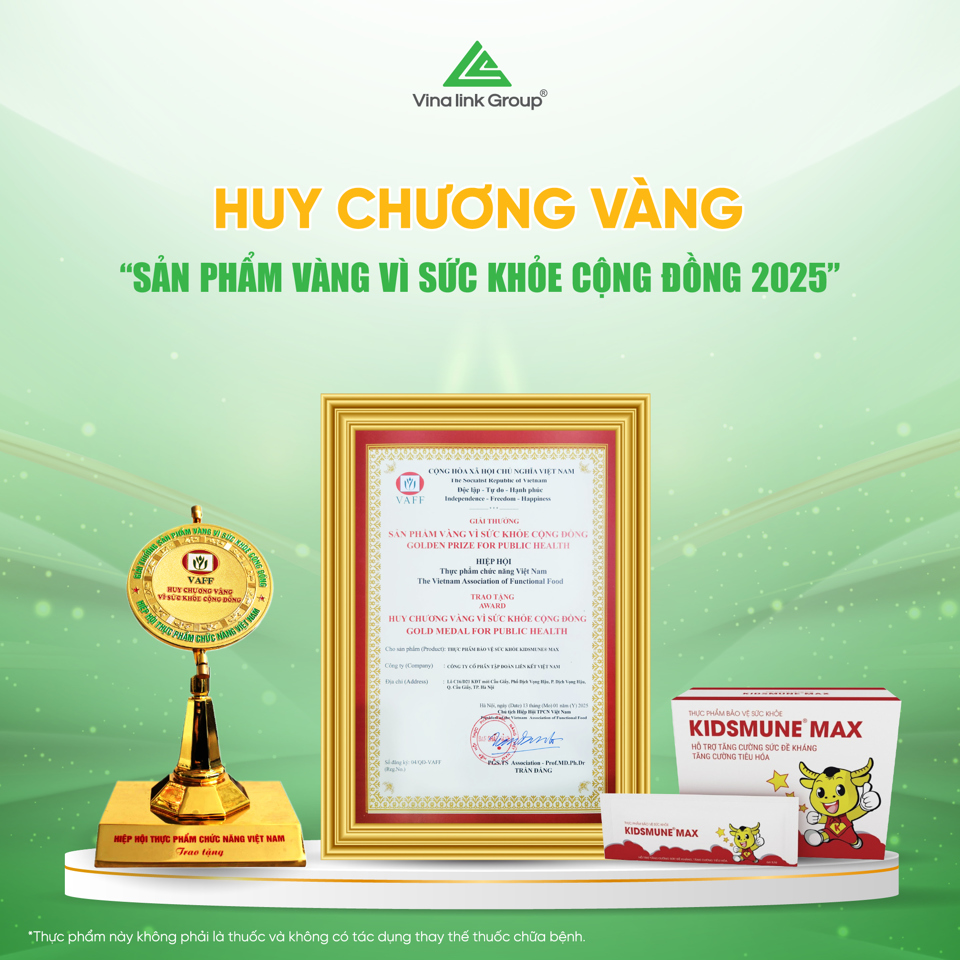 vinalink-group-duoc-vinh-danh-san-pham-vang-vi-suc-khoe-cong-dong-nam-2025