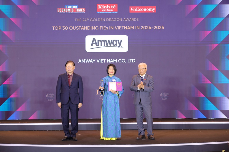 Amway Việt Nam vinh dự là doanh nghiệp FDI xuất sắc về dinh dưỡng và chăm sóc sức khỏe chủ động