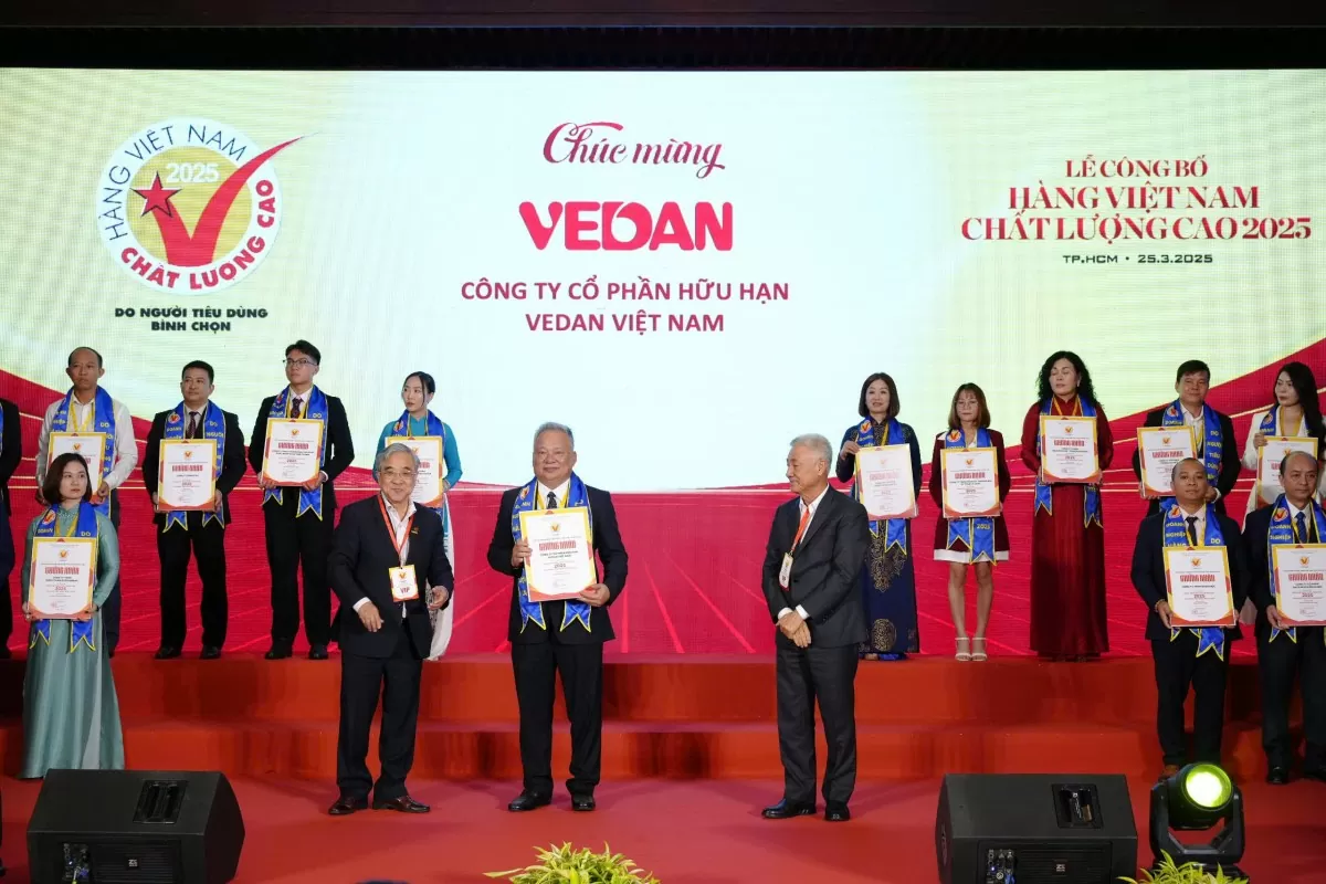 vedan-viet-nam-19-nam-lien-tiep-duoc-binh-chon-hang-viet-nam-chat-luong-cao