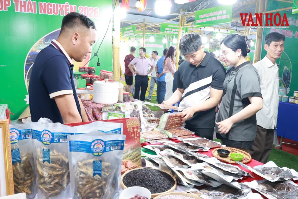 Hội chợ OCOP mở không gian quảng bá du lịch Thái Nguyên