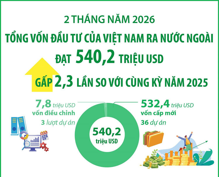 dau-tu-cua-viet-nam-ra-nuoc-ngoai-2-thang-nam-2026-tang-gap-23-lan