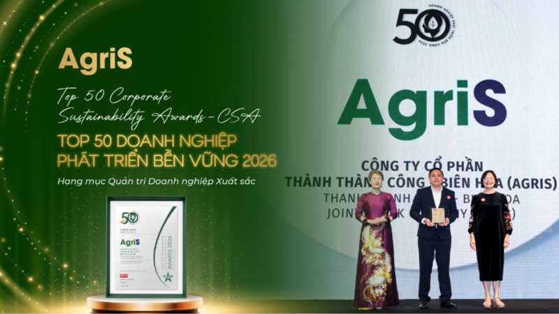 AgriS ba năm liên tiếp góp mặt Fortune Southeast Asia 500