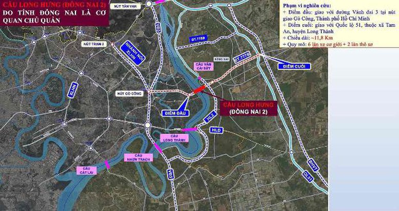 Khởi công cầu Long Hưng: Từ TPHCM đến Đồng Nai sẽ chỉ còn 10 phút đi xe