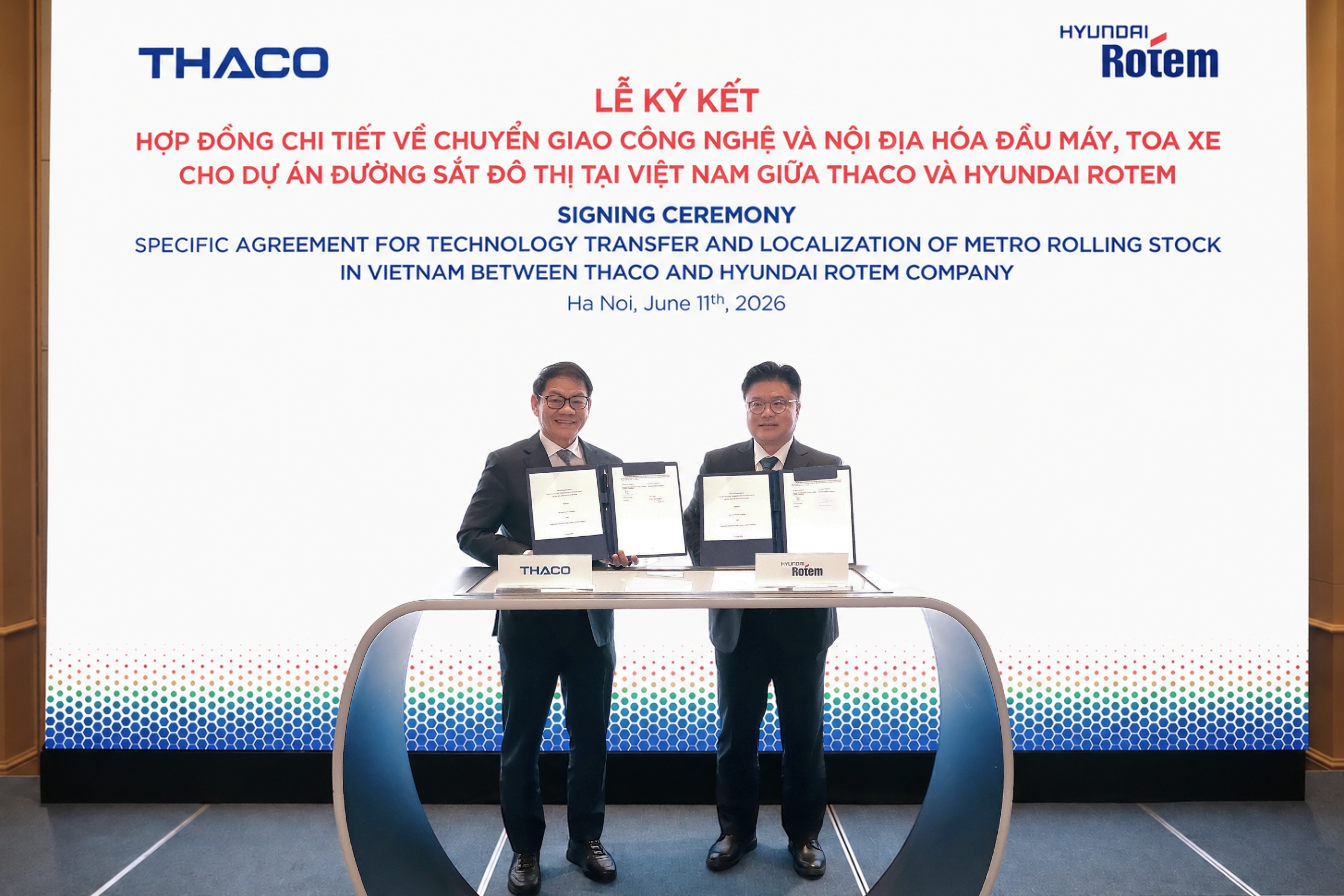 THACO tiến thêm bước mới trong làm chủ công nghệ đường sắt