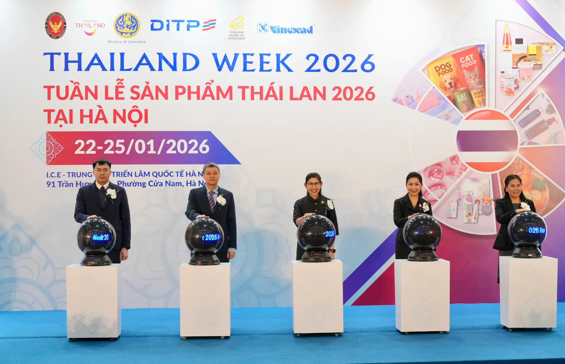 Cơ hội giao thương trong Tuần lễ Sản phẩm Thái Lan 2026 tại Hà Nội