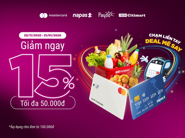 Thanh toán ‘chạm’ sôi động mùa mua sắm cùng NAPAS