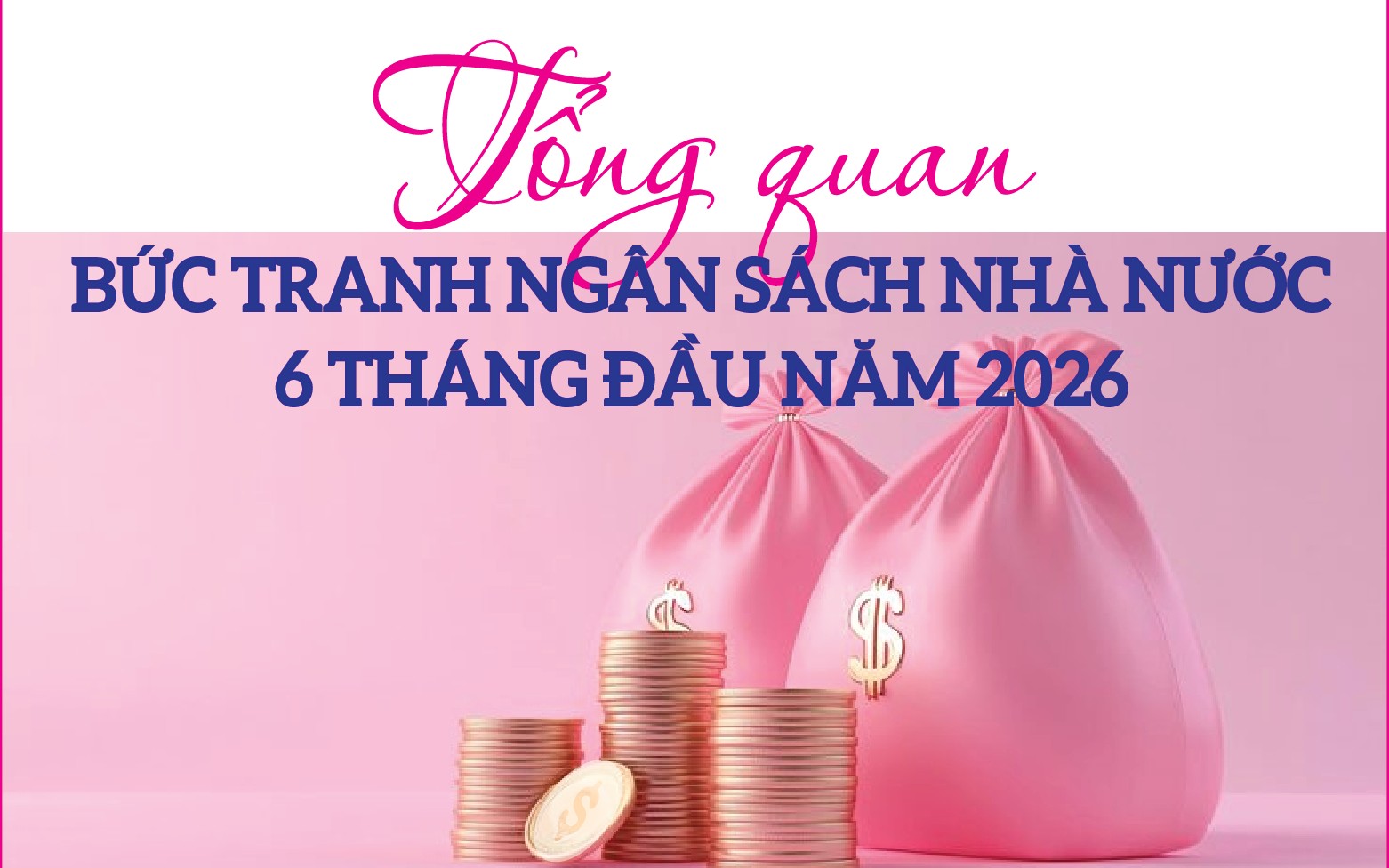 Infographics: Tổng quan bức tranh ngân sách nhà nước 6 tháng đầu năm 2026