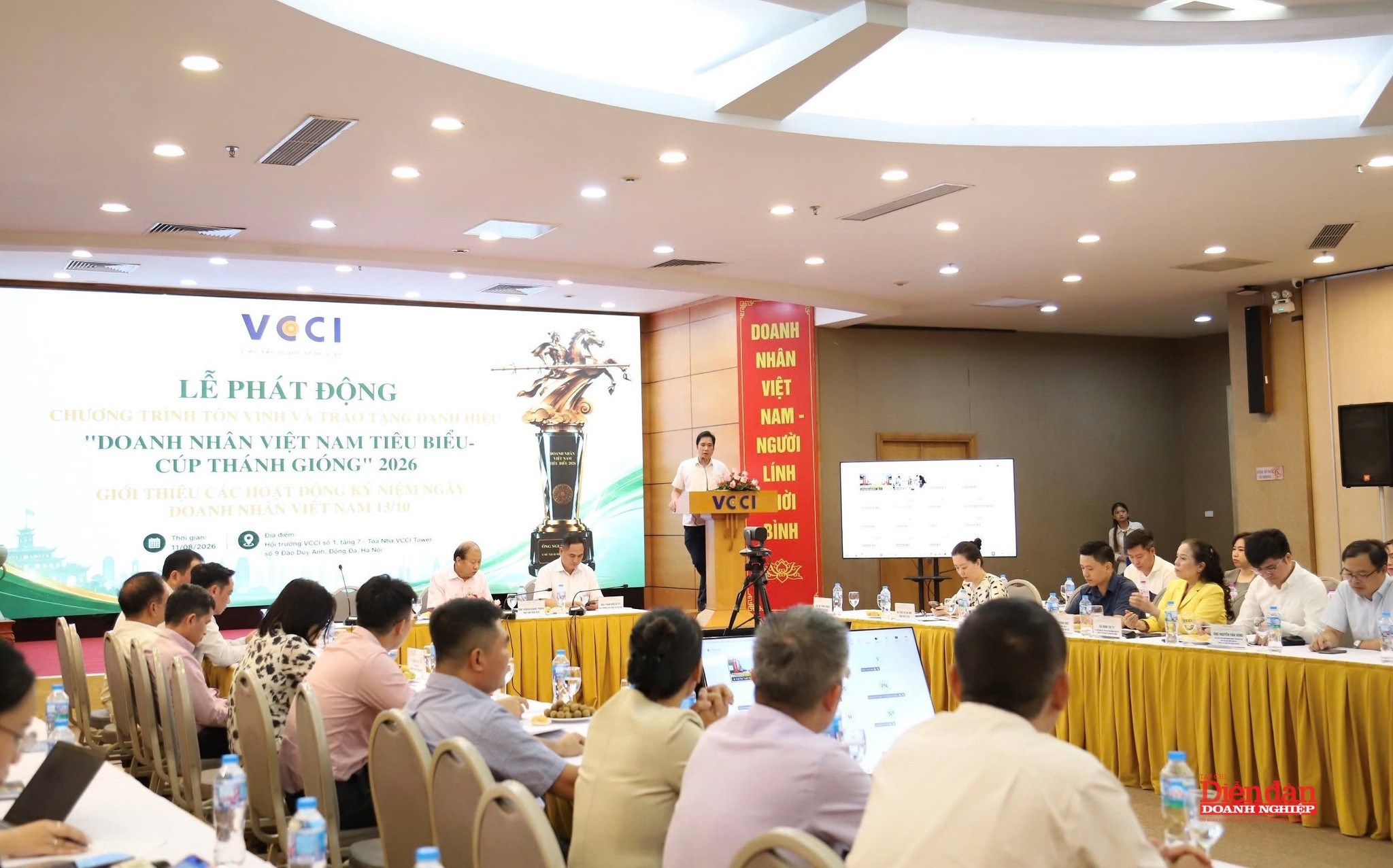 Phát động Chương trình tôn vinh, trao tặng danh hiệu "Doanh nhân Việt Nam tiêu biểu - Cúp Thánh Gióng" 2026