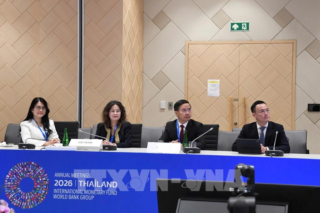 Ngân hàng Nhà nước Việt Nam mở rộng hợp tác, huy động nguồn lực phát triển tại Hội nghị thường niên IMF-WB 2026