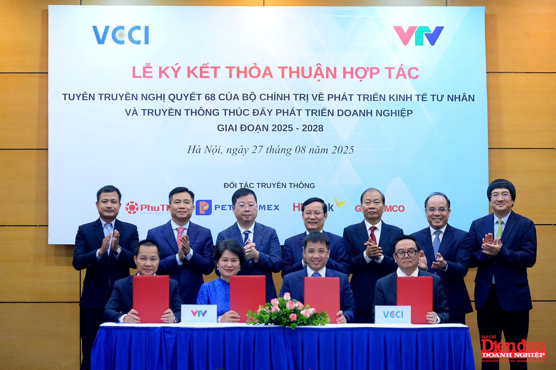 VCCI - VTV hợp tác lan tỏa tinh thần Nghị quyết 68, tiếp sức doanh nghiệp tư nhân